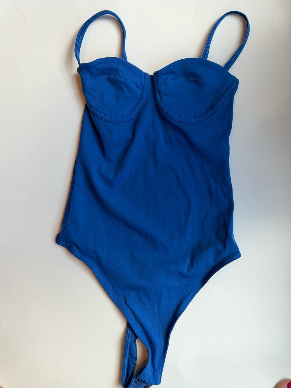 Anine Bing Sport Royal Blue Bodysuit, XS, NWT
